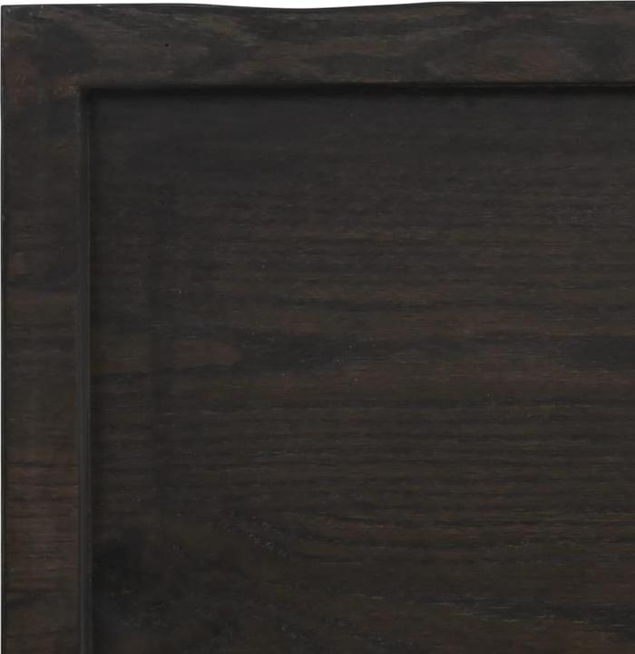 Immagine prodotto VidaXL Tischplatte 100x60x6 cm Massivholz Eiche Behandelt (100 x 60 x 6 cm)