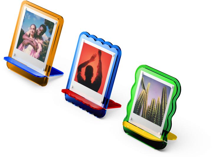 Produktbild Polaroid Acrylic Photo Frame - Coloured - 3 Pack (10 x 15 cm)
