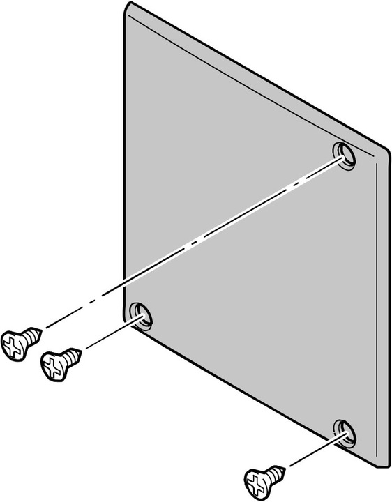 Actual product image Vitris End caps Portavant M50/M80 for wall and ceiling profile