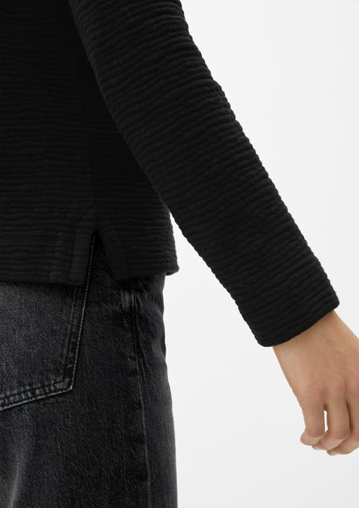 Produktbild s.Oliver Sweatshirt Sweatshirt mit Musterstruktur (34)