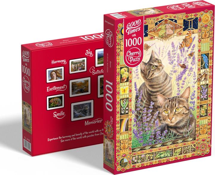 Productafbeelding Cherry Pazzi Puzzel katten 1000 stukjes (1000 onderdelen)