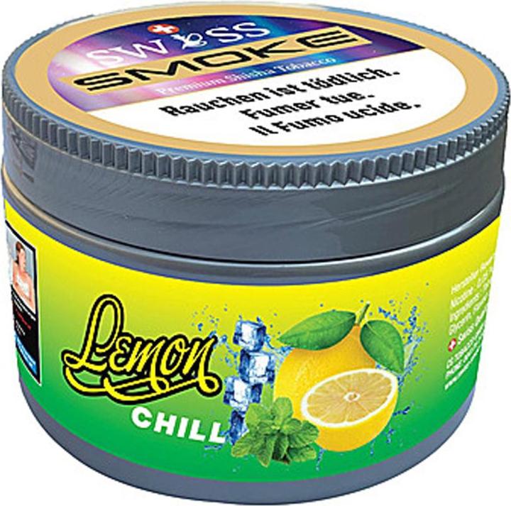 Actual product image Swiss Smoke Lemon Chill hookah tobacco 100g (Lemon)