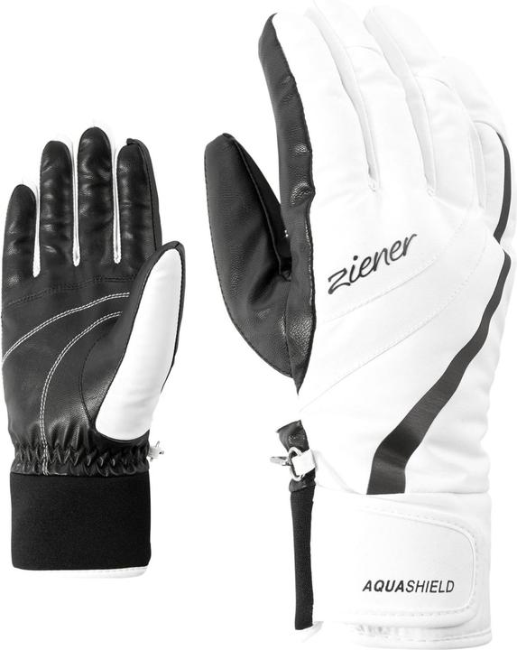 Immagine prodotto Ziener Guanti da sci alpino da donna KITTY bianco - 6,5 (6.5)