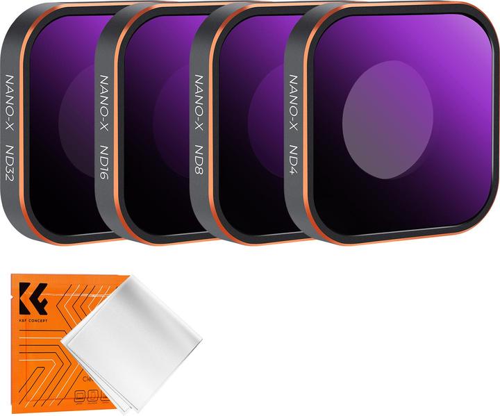 K&F Concept Kit de filtres gris Nd 4in1