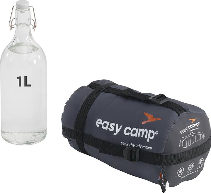 Produktbild Easy Camp Schlafsack Falcon I Mummy 10?C (grau, Modell 2025)