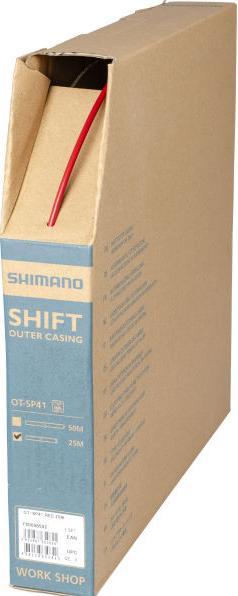 Produktbild Shimano Schaltzugaussenhülle OT-SP41 25 m Rot