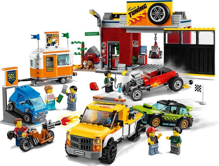 Produktbild LEGO Tuning-Werkstatt (60258, LEGO City)