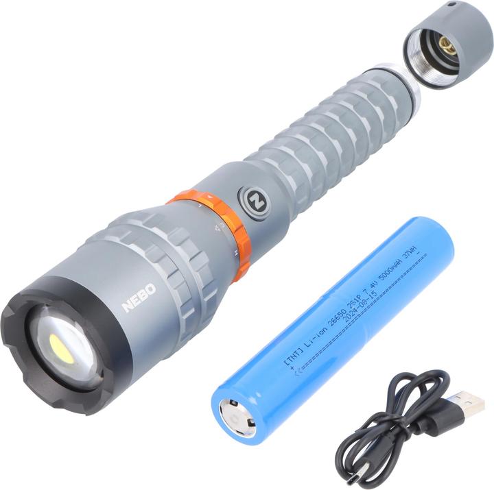 Actual product image Nebo DAVINCI 8000 LED-Taschenlampe (27.80 cm, 8000 lm)