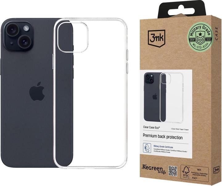 Immagine prodotto 3MK ClearCase Eco iPhone 15 Plus GRS CU 1304127 (Apple iPhone 15 Plus)