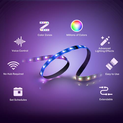 Produktbild TP-Link LED-Lampe KL430E Kasa Smart Light Strip Extention (Mehrfarbig, 100 cm, Indoor)