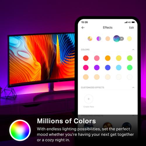 Produktbild TP-Link LED-Lampe KL430E Kasa Smart Light Strip Extention (Mehrfarbig, 100 cm, Indoor)