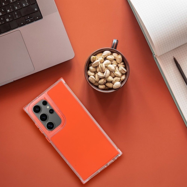 Produktbild OEM LCD display! MATRIX Case for XIAOMI Redmi Note 14 5G orange (Xiaomi Redmi Note 14 Pro 5G)