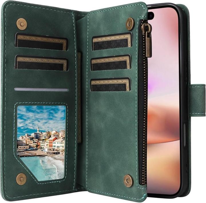 Immagine prodotto Cover-Discount iPhone 16 Plus - Custodia a portafoglio con cordino (Apple iPhone 16 Plus)