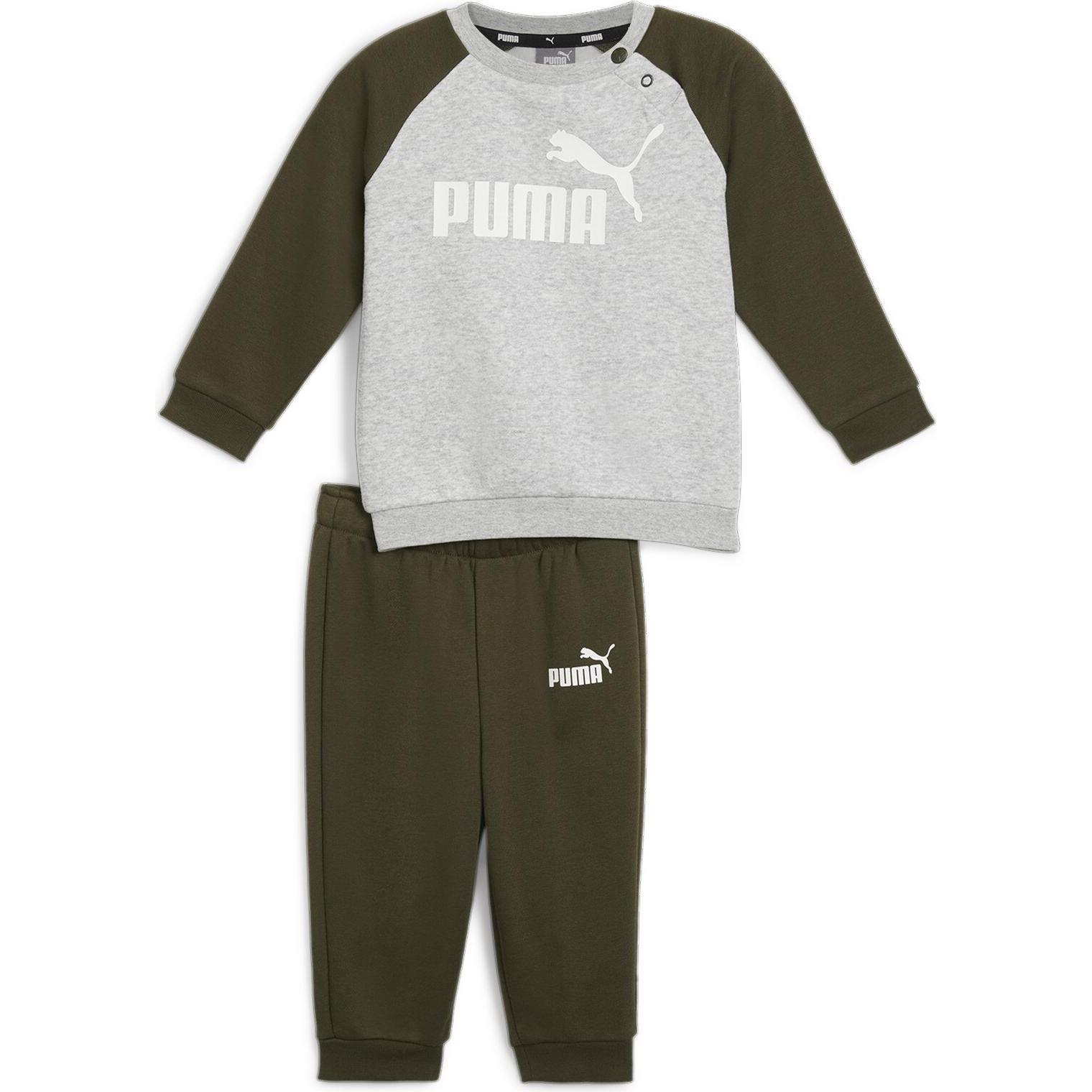 Puma, Jungen, Sporthose, Minicats ESS Raglan Jogger FL (74), Grün, 74