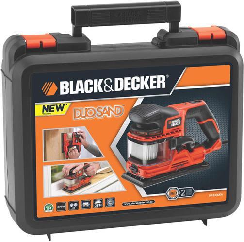 Immagine prodotto Black & Decker Levigatrice orbitale 270W DUOSAND (Levigatrice orbitale, 270 W)