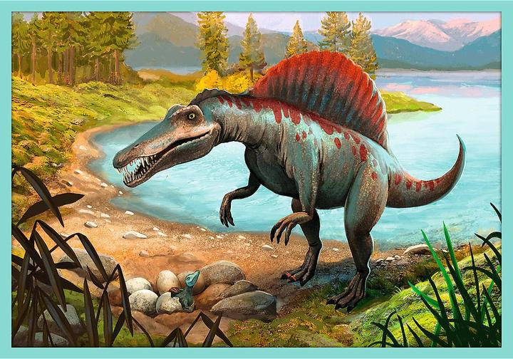 Actual product image Trefl Puzzle 10in1 In the world of dinosaurs 90390 (48 pieces)