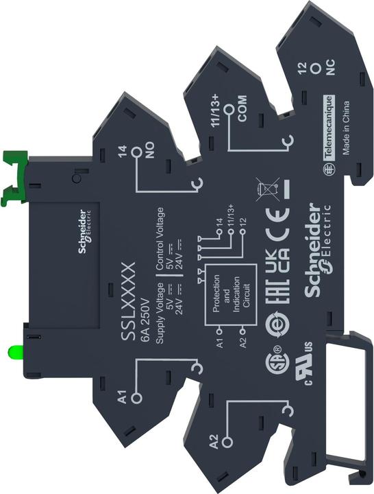 Actual product image Schneider Electric Solid state relay in socket, E: 16-30 SSL1D03BDPR (Relay socket)