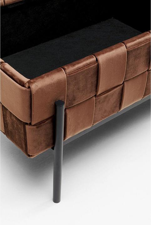 Image du produit Kare Design Truhenbank Weave Mocca 121cm