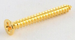 Produktbild AllParts AP GS 0008-002 HB-Ring Screws/8 gld 19mm (Instrumenten Ersatzteile)