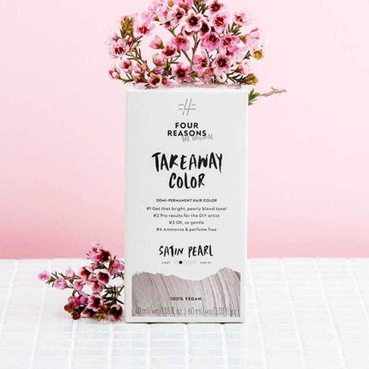 Immagine prodotto Four Reasons Original Takeaway Color Satin Pearl 9.02 Biondo Perlato Luminoso Colore Demi-Permanente per Capelli (9.02 Biondo perlato brillante)