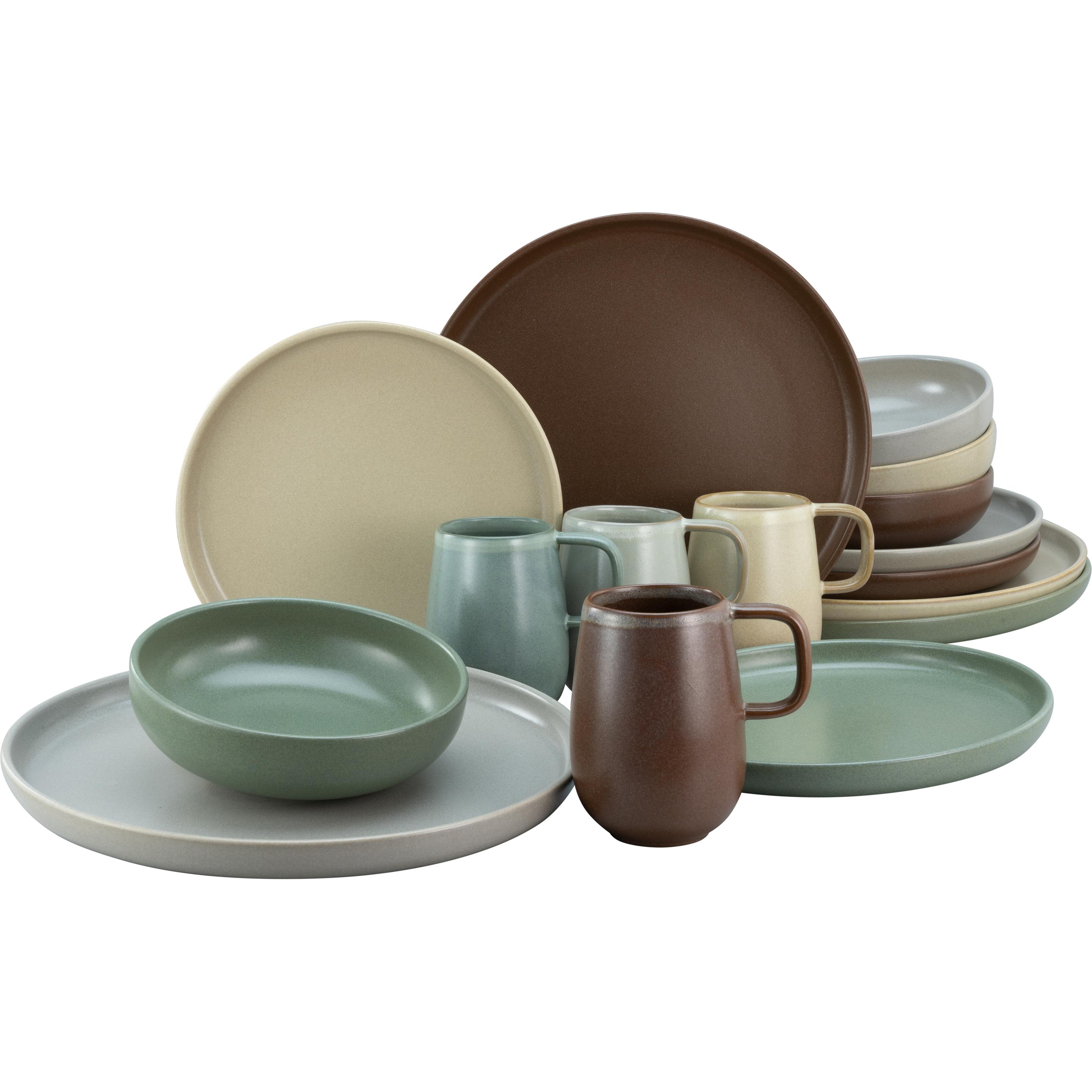 CreaTable, Geschirrset, Uno (16 Stück)