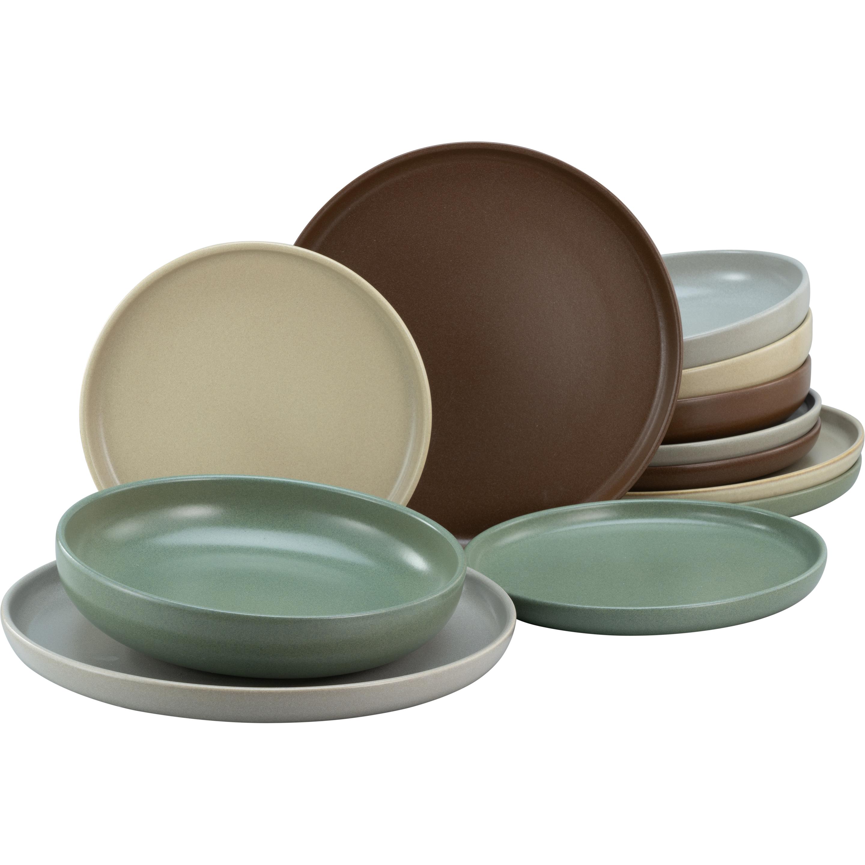 CreaTable, Geschirrset, Uno (12 Stück)