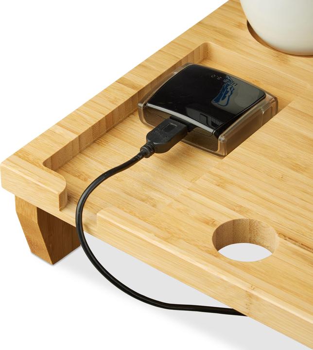 Actual product image Relaxdays Monitor Stand with 8 Compartments