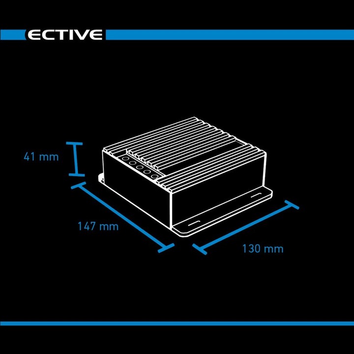 Produktbild Ective MPPT Solar Laderegler SC20 240/480WP Solarregler für 12V u 24V Batterien