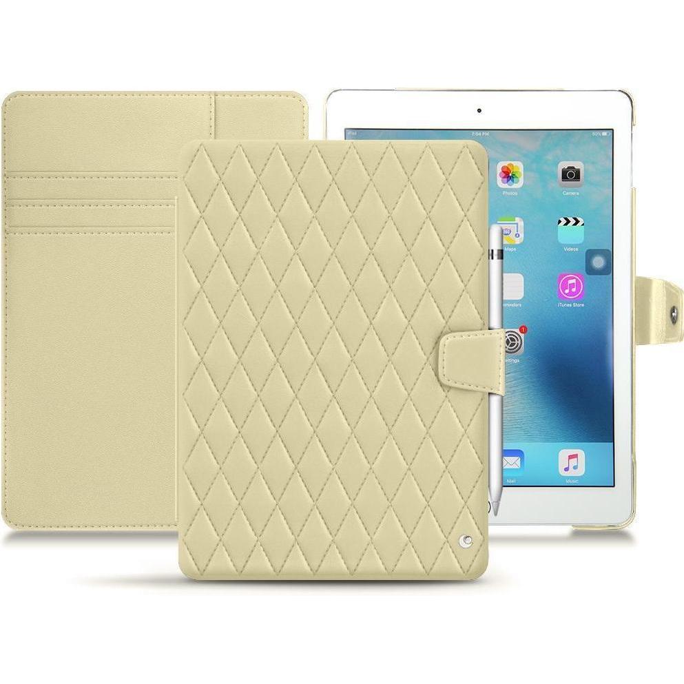 Noreve Lederschutzhülle Wallet (iPad 9.7), Tablet Hülle, Beige