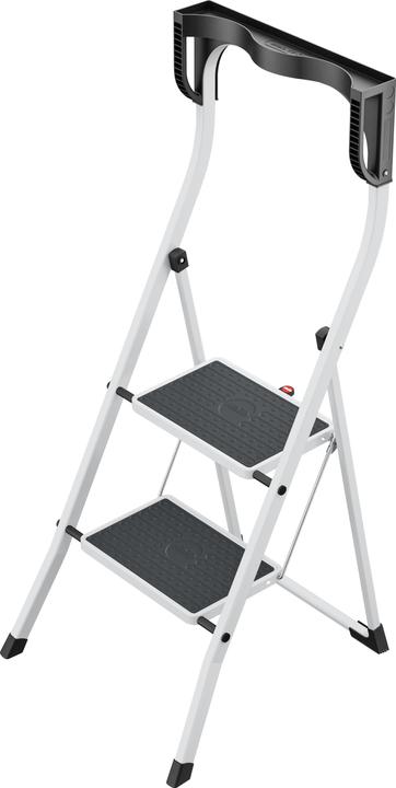 Produktbild Hailo K75 ComfortLine, Stahl-Trittleiter, 2 Stufen (Klapptritt, 110 cm)