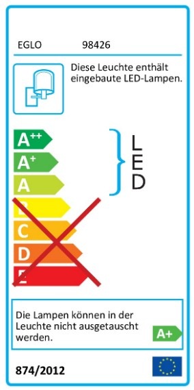 Energie-Label EGLO Sania 4 (1400 lm)