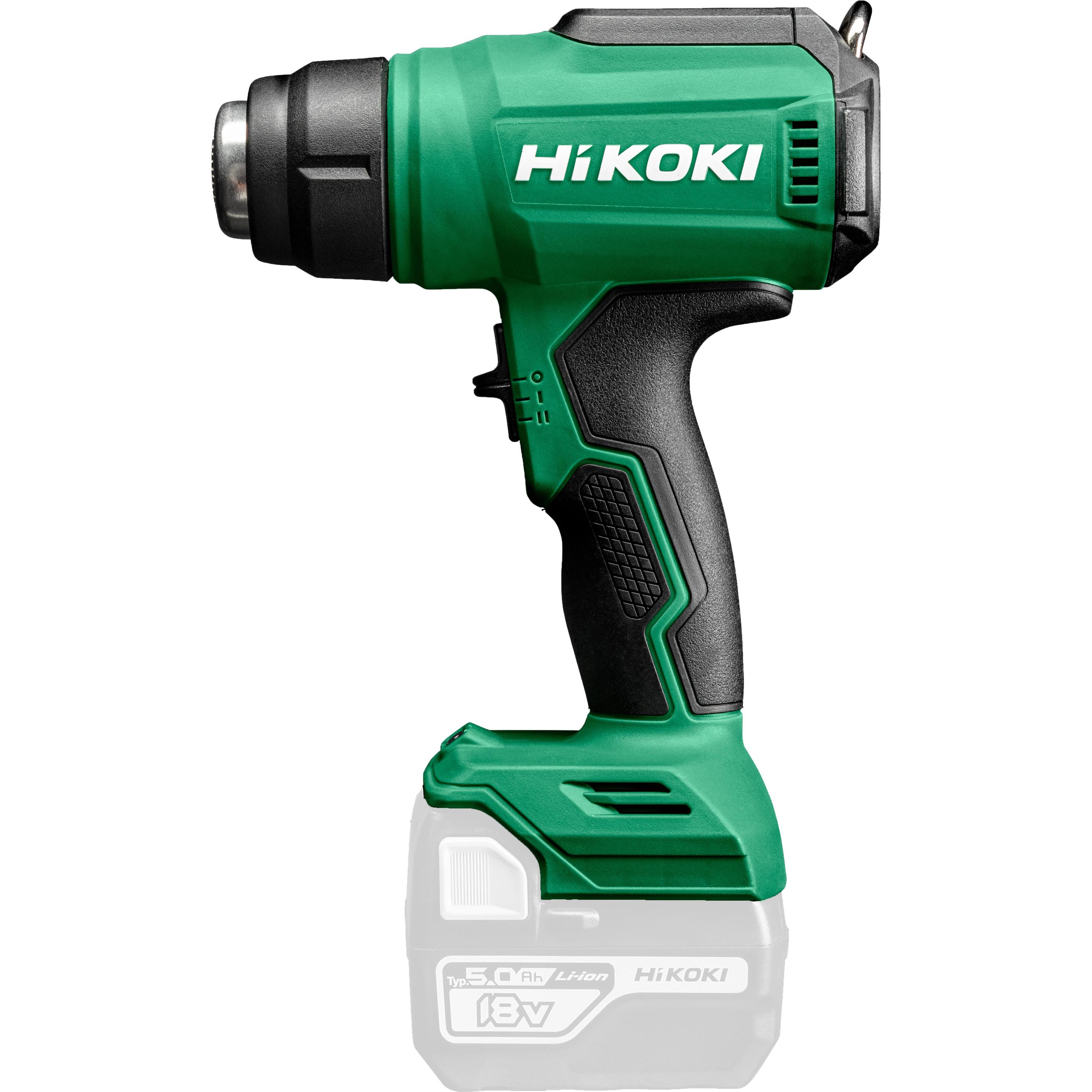 Hikoki, Essiccatore ad aria calda, Pistola ad aria calda a batteria nella valigetta del sistema RH18DA Solo