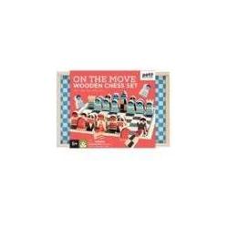 Abrams & Chronicle On the Move Wooden Chess Set (Petit Collage, Englisch), Sonstige Literatur