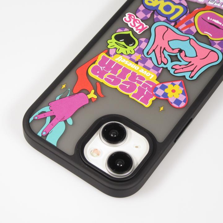 Produktbild PhoneLook Hülle Gummi Blur Keep Calm transparent (Apple iPhone 15)