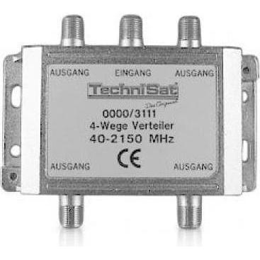 Thumbnail - TechniSat 0022/3111 Kabelspalter oder -kombinator Kabelsplitter (DiSEqC), SAT Zubehör, Grau