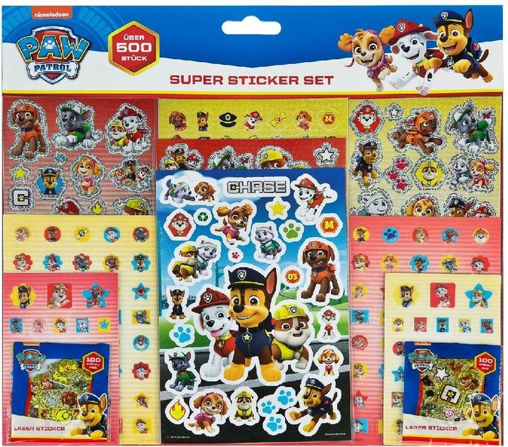 Actual product image NoName Paw Patrol Super Sticker Set