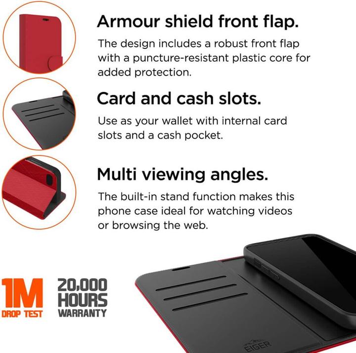Produktbild Eiger North Folio (Apple iPhone 16e)