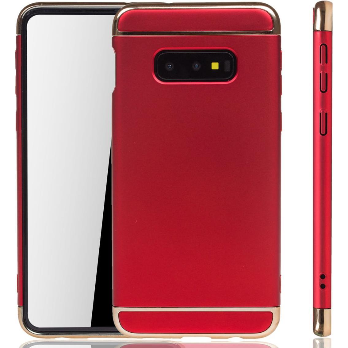 König Design Handyhülle für Samsung Galaxy S10e Schutzcase Backcover Bumper Etuis Rahmen Rot (Samsung Galaxy S10e), Smar...