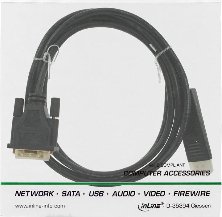 Produktbild InLine DisplayPort — DVI (10 m)