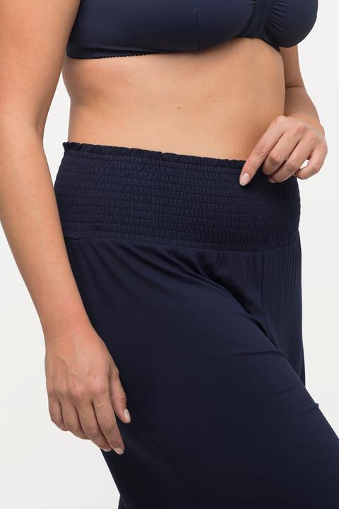 Actual product image Ulla Popken Wide Leg Smocked Waist Knit Pants (54, 56)
