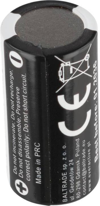 Actual product image Everactive CR123 1BL 1500mAh Lithiumbatterie (1 pcs., RCR123A, 1500 mAh)