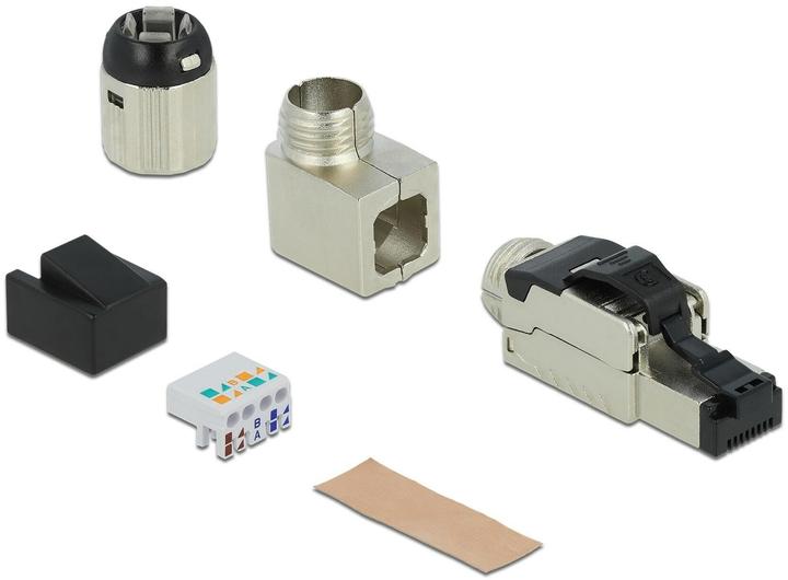 Actual product image Delock Plug RJ45 Cat.8.1 field assembly, 1 piece, metal (Network cable plug)