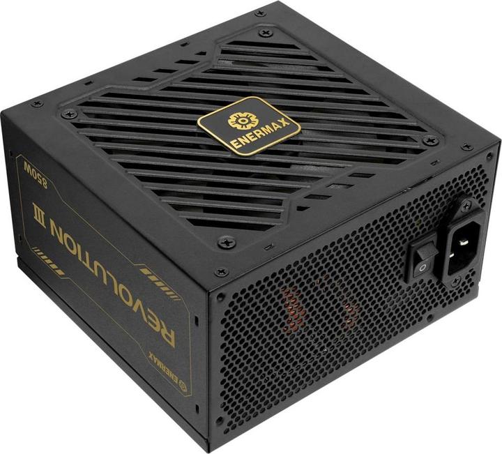 Image du produit Enermax Power Supply 850W Revolution3 80+ Gold Black FULLMOD (850 W)