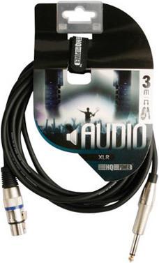 Actual product image HQ Power PAC112 - Professional XLR Audio Cable (10 m, XLR, 6.3mm jack)