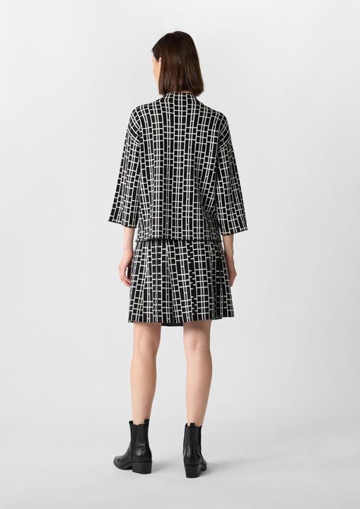 Produktbild Comma Rock Jacquard-Strickrock mit grafischem Muster (36)