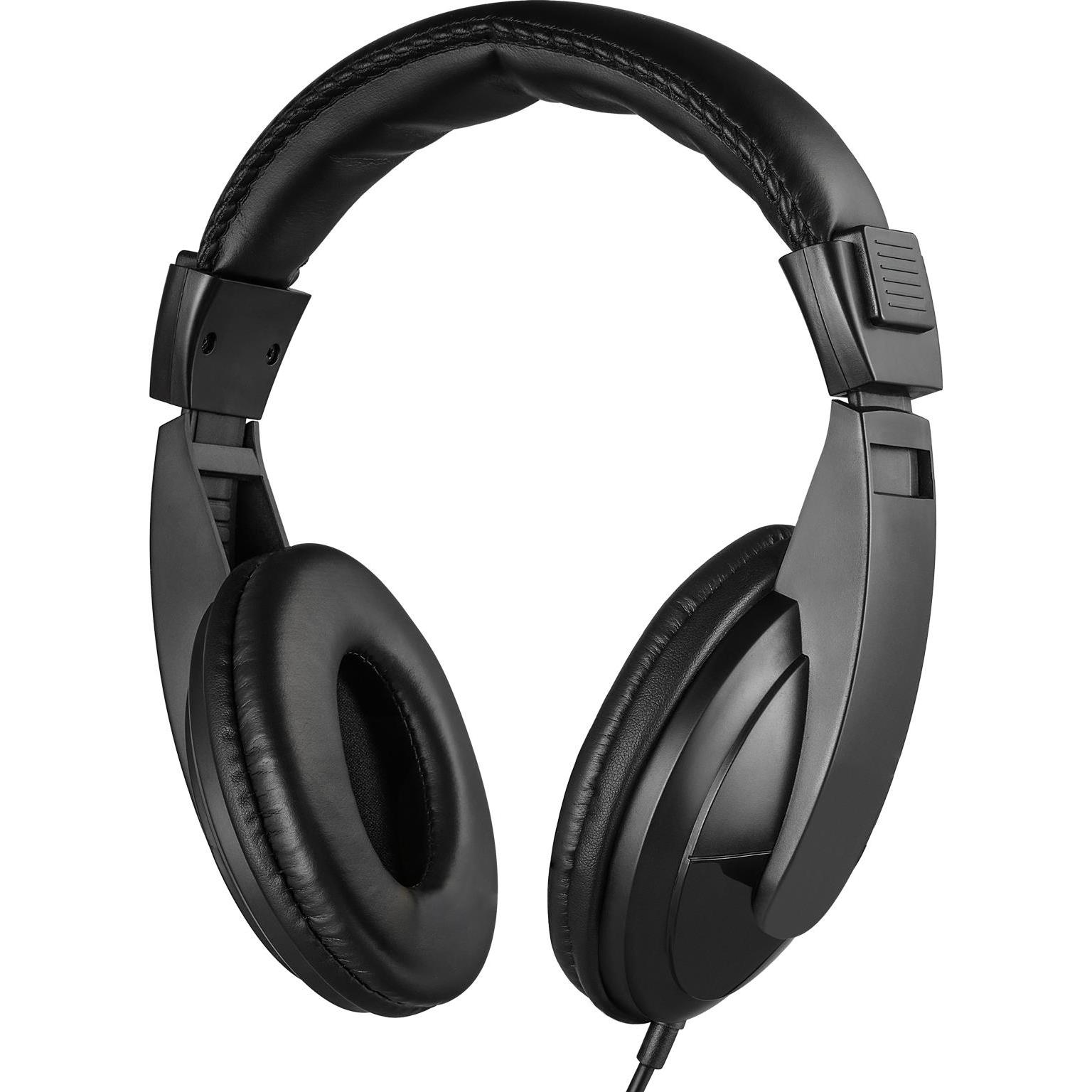 Sandberg Saver MiniJack Headphone Large (Kabelgebunden), Kopfhörer, Schwarz