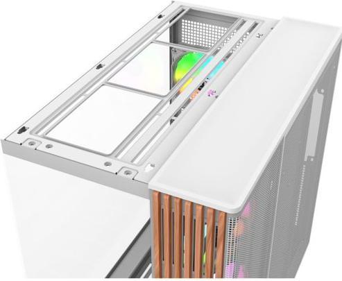 Actual product image Thermaltake Geh View 380 XL WS Midi Tower "ARGB Snow" White retail (ATX, mATX, Mini-ITX)