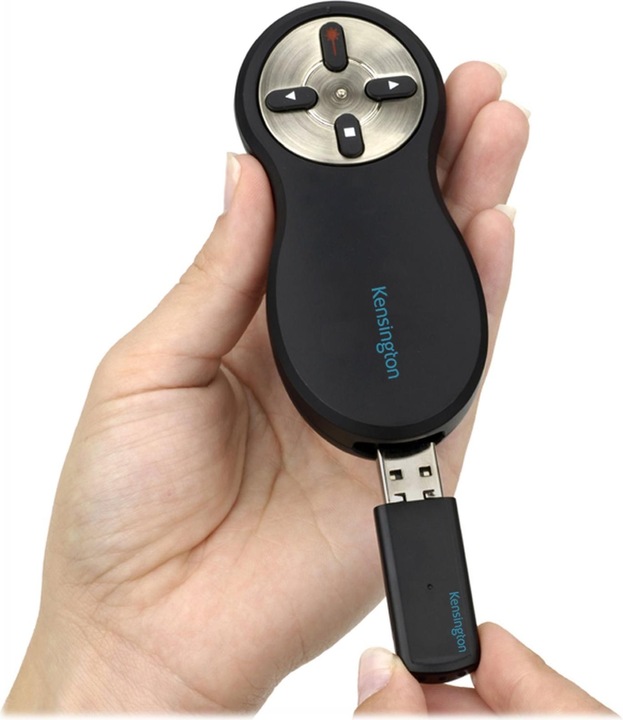 Actual product image Kensington Wireless presenter with red laser