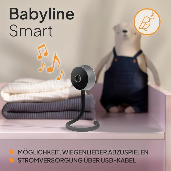 Image du produit Lionelo Care Babyline Smart mit Kamera, Nachtsicht, Bewegungs- und Geräuscherkennung (Babyphone avec caméra)