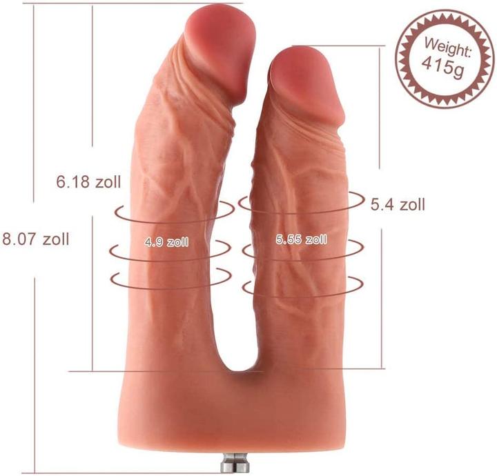 Produktbild HiSmith Double Penetrator Silikondildo, Doppeldildo